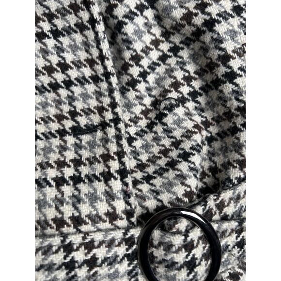 Vintage Epic Threads Houndstooth Trench Coat Women's Size Large - Picture 8 of 8